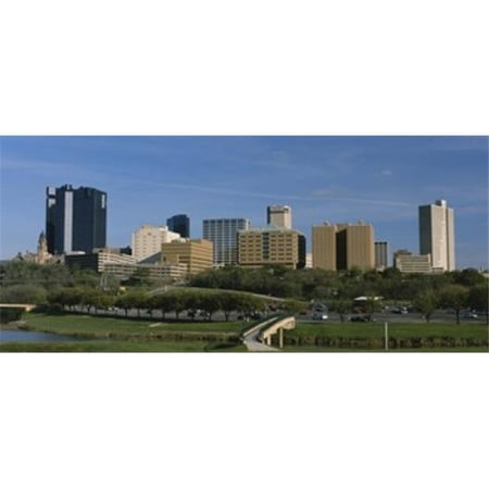 Buildings in a city Fort Worth Texas USA Poster Print by - 36 x 12