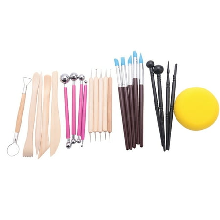24 Pieces Clay Tools Set Clay Sculpting Tools Set Ball Stylus Embossing Pottery & Tools Diy Arts Crafts Lines Carving Modeling Too Gift
24 Pieces Clay Tools Set Clay Sculpting Tools Set Ball Stylus Embossing Pottery & Tools Diy Arts Crafts Lines Carving Modeling Too Gift