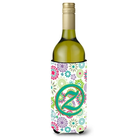 Carolines Treasures CJ2011-ZLITERK Letter Z Flowers Pink Teal Green Initial Wine Bottle Beverage Insulator Hugger Wine
Carolines Treasures CJ2011-ZLITERK Letter Z Flowers Pink Teal Green Initial Wine Bottle Beverage Insulator Hugger Wine