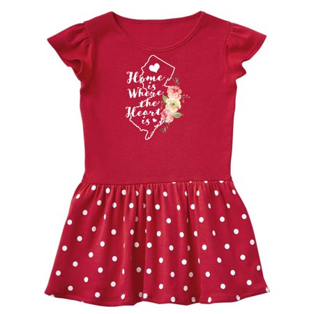 Inktastic New Jersey Home is Where the Heart is with Watercolor Floral Gift Baby Girl Dress
Inktastic New Jersey Home is Where the Heart is with Watercolor Floral Gift Baby Girl Dress