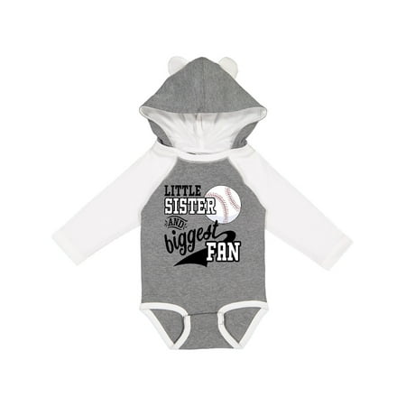 Inktastic Little Sister and Biggest Baseball Fan Gift Baby Boy or Baby Girl Long Sleeve Bodysuit
Inktastic Little Sister and Biggest Baseball Fan Gift Baby Boy or Baby Girl Long Sleeve Bodysuit