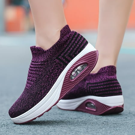 Women s Leisure Socks Sneakers Lightweight Air Cushion Slip On Woven Running Shoes Women s Footwear
Women s Leisure Socks Sneakers Lightweight Air Cushion Slip On Woven Running Shoes Women s Footwear