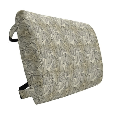Beige Lumbar Pillow Autumn Geometric Leaf Pattern Ornamental Foliage Design Abstract Line Arrangement Soft Back Cushion for Office Chairs with Adjustable Straps 14 x 13 Beige Black by Ambesonne
Beige Lumbar Pillow Autumn Geometric Leaf Pattern Ornamental Foliage Design Abstract Line Arrangement Soft Back Cushion for Office Chairs with Adjustable Straps 14 x 13 Beige Black by Ambesonne