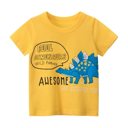 Xinhuaya Summer Baby Boys T-shirt Dinosaur Print Top Short Sleeved T-shirt Cartoon Tee Toddler Boys Clothing 
Xinhuaya Summer Baby Boys T-shirt Dinosaur Print Top Short Sleeved T-shirt Cartoon Tee Toddler Boys Clothing