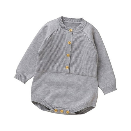 Girls Bodysuit for Babies In White Autumn and Winter Newbron Baby Solid Color Knitted Triangle Jumpsuit Single By Long Sleeved Casual Climbing Suit Grey 3-6 Months Fall Outfit Clothes
Girls Bodysuit for Babies In White Autumn and Winter Newbron Baby Solid Color Knitted Triangle Jumpsuit Single By Long Sleeved Casual Climbing Suit Grey 3-6 Months Fall Outfit Clothes