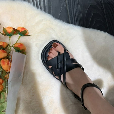 Vedolay Sandals Women s Flat Sandals T-Strap Thong Sandals Summer Flat Sandals Black 8
Vedolay Sandals Women s Flat Sandals T-Strap Thong Sandals Summer Flat Sandals Black 8