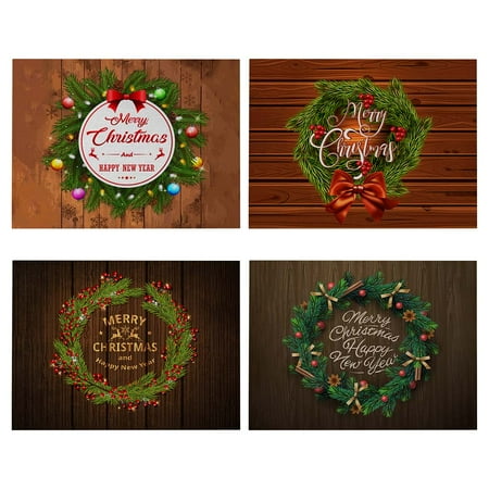 HOTYA 4 Pieces Dining Table Mats Table Pads Placemat Waterproof Polyester Linen Material Rectangular Shape for Christmas Decor
HOTYA 4 Pieces Dining Table Mats Table Pads Placemat Waterproof Polyester Linen Material Rectangular Shape for Christmas Decor