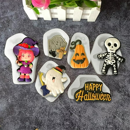GROFRY Silicone Mold Easy Demoulding Non-sticky Food Grade Reusable Durable Baking Lightweight Halloween Themed Candy Chocolate Mould Kitchen Supplies
GROFRY Silicone Mold Easy Demoulding Non-sticky Food Grade Reusable Durable Baking Lightweight Halloween Themed Candy Chocolate Mould Kitchen Supplies