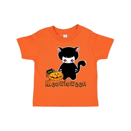 Inktastic Halloween Kitty Gift Toddler Toddler Girl T-Shirt