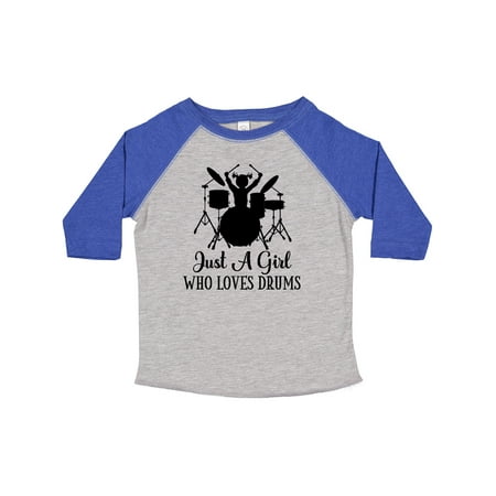 Inktastic Drummer Music Gift for Girls Gift Toddler Toddler Girl T-Shirt