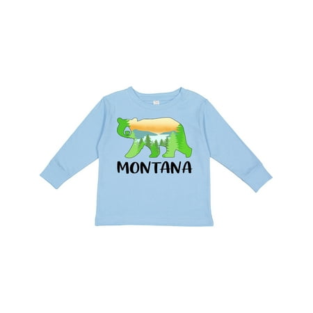 Inktastic Montana Lake and Trees in Bear Silhouette Gift Toddler Boy or Toddler Girl Long Sleeve T-Shirt
Inktastic Montana Lake and Trees in Bear Silhouette Gift Toddler Boy or Toddler Girl Long Sleeve T-Shirt