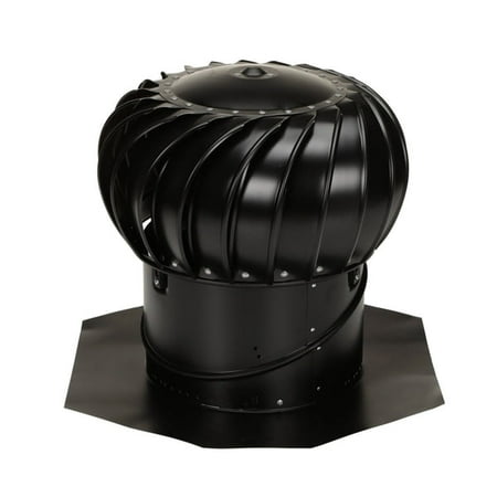 1 PC-Air Vent TIBS0100 Air Hawk Turbine & Base Black