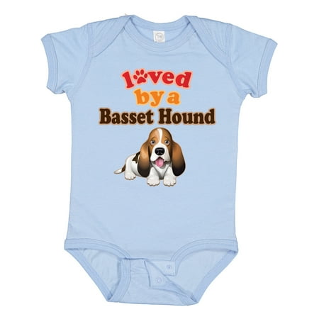 Inktastic Basset Hound Dog Lover Gift Gift Baby Boy or Baby Girl Bodysuit
