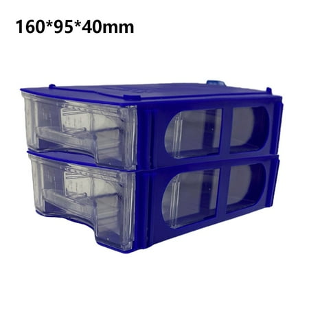 Leke 2pcs Stackable Plastic Hardware Parts Storage Boxes Component Screws Toolbox
Leke 2pcs Stackable Plastic Hardware Parts Storage Boxes Component Screws Toolbox