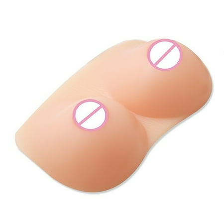 Strap on Breast Forms Silicone Fake Breastplate for Crossdressers Mastectomy