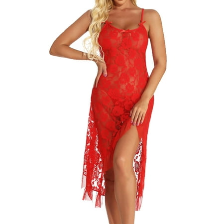 Sexy Plus Size Maxi Long Lingerie Deep V High Split Asymmetrical Lace Babydoll Chemise Sleepwear Set
Sexy Plus Size Maxi Long Lingerie Deep V High Split Asymmetrical Lace Babydoll Chemise Sleepwear Set