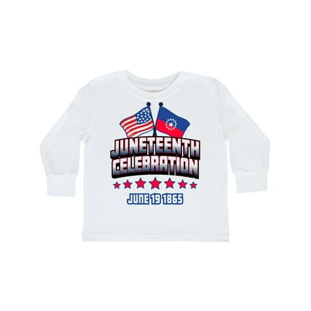 Inktastic Juneteenth Celebration with Flags Gift Toddler Boy or Toddler Girl Long Sleeve T-Shirt
Inktastic Juneteenth Celebration with Flags Gift Toddler Boy or Toddler Girl Long Sleeve T-Shirt