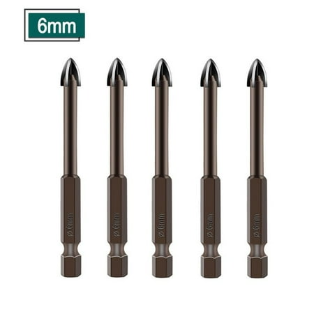 YEDYLY 5pcs 6mm Hex Carbide Point Spear Head Drill Bit for Marble Ceramics Granite
YEDYLY 5pcs 6mm Hex Carbide Point Spear Head Drill Bit for Marble Ceramics Granite