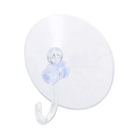 Uxcell 3 Pack 2-1/8 x2 Clear Suction Cup Wall Hooks Hanger Injection Molding