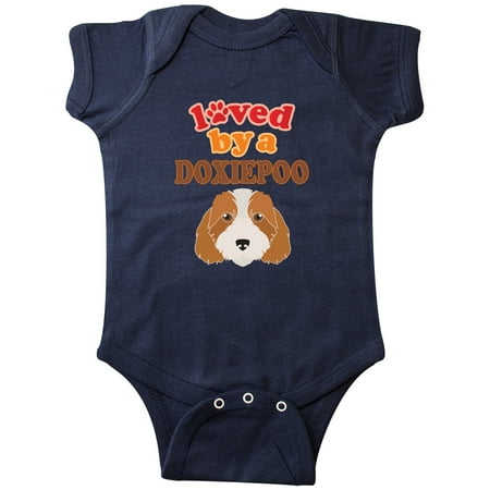 Inktastic Doxiepoo Dog Gift Dachshund Poodle Gift Baby Boy or Baby Girl Bodysuit