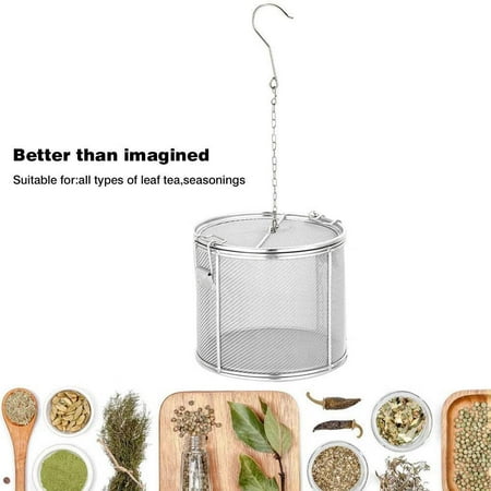 Stainless Steel Spice Seasoning Strainer Tea Ball Filter Soup Seasonings Separation Basket Strainer Spice Filtering Tool for Home Kitchen
Stainless Steel Spice Seasoning Strainer Tea Ball Filter Soup Seasonings Separation Basket Strainer Spice Filtering Tool for Home Kitchen