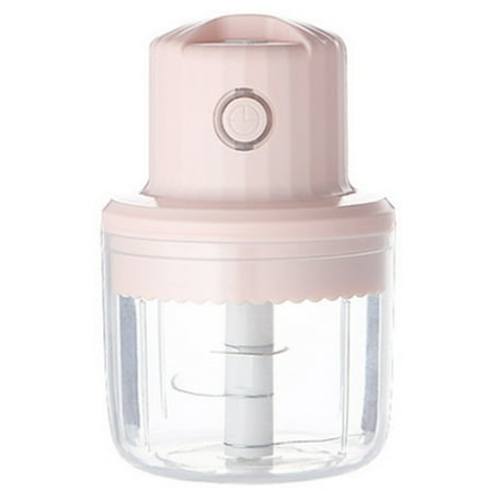Electric Garlic Beater Wireless Machine Garlic Puller Pink