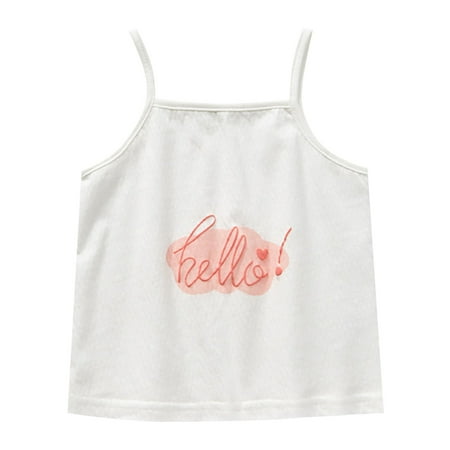 Toddler Girls T-Shirt Tops Summer Cartoon Pattern Solid Color Breathable Suspender Casual Home Summer 0 To 4 Years
Toddler Girls T-Shirt Tops Summer Cartoon Pattern Solid Color Breathable Suspender Casual Home Summer 0 To 4 Years