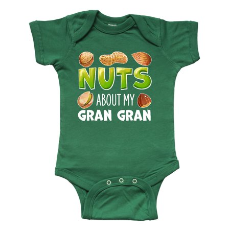 Inktastic Nuts About My Gran Gran Peanut Almond Pistachio Gift Baby Boy or Baby Girl Bodysuit
Inktastic Nuts About My Gran Gran Peanut Almond Pistachio Gift Baby Boy or Baby Girl Bodysuit