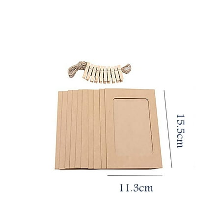 wendunide home decor Hanging Album Clip Kraft Paper Photo Frame Strings Rope Clips Sets 10pcs DIY Craft Beige
wendunide home decor Hanging Album Clip Kraft Paper Photo Frame Strings Rope Clips Sets 10pcs DIY Craft Beige