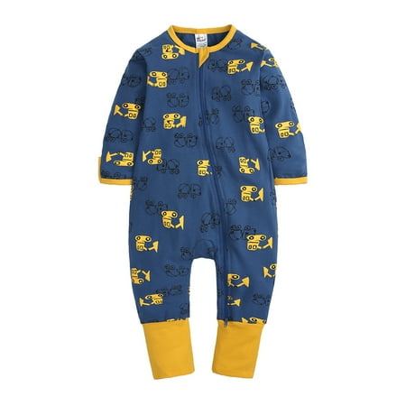 Hunpta Infant Boys Girls Baby Sleep Play Pajamas Romper Jumpsuit Printed Clothing Cotton One-Piece Romper Zip Front Outfits
Hunpta Infant Boys Girls Baby Sleep Play Pajamas Romper Jumpsuit Printed Clothing Cotton One-Piece Romper Zip Front Outfits