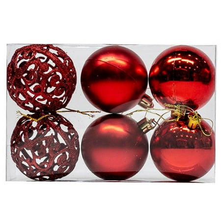 6PCS Decoration Ball New Year Decoration Shopping Ceiling Window Bright Hollow Ball Red
6PCS Decoration Ball New Year Decoration Shopping Ceiling Window Bright Hollow Ball Red