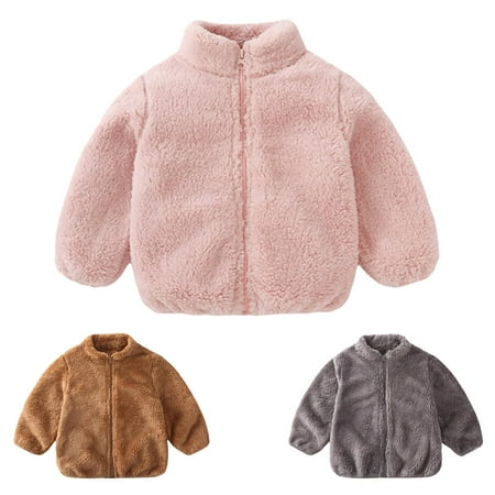 URMAGIC 1-6T Toddler Kids Fleece Jacket Boys Girls Warm Winter Coat Zipper Solid Color Outwear Clothes
URMAGIC 1-6T Toddler Kids Fleece Jacket Boys Girls Warm Winter Coat Zipper Solid Color Outwear Clothes