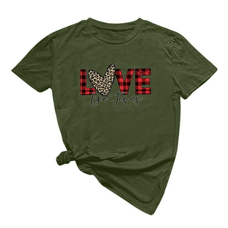 Women s Letter Printed Shirts Short Sleeve Crewneck Easter Be Happy Cute Easter Scrub_Tops for Womens
Women s Letter Printed Shirts Short Sleeve Crewneck Easter Be Happy Cute Easter Scrub_Tops for Womens