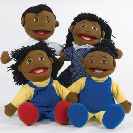 - African American Family Puppet Set