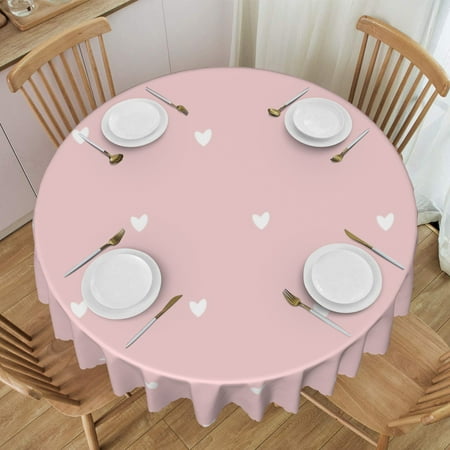 ZNDUO Tablecloths 60 x60 Round Tablecloths - Washable Polyester Tablecloth Decorative Fabric Tablecloths for Table Buffet Party and Camping Pink Heart Pattern
ZNDUO Tablecloths 60 x60 Round Tablecloths - Washable Polyester Tablecloth Decorative Fabric Tablecloths for Table Buffet Party and Camping Pink Heart Pattern