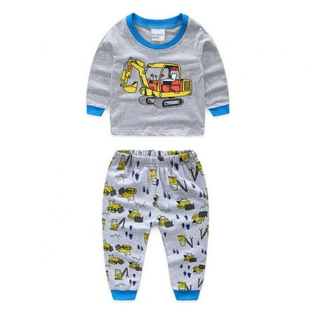 Uccdo 2Pcs Little Boys Pajama Sets Toddler Boys Pjs Sleepwear Loungewear Long Sleeve T-Shirt + Pant Clothes Set 1-7Y
Uccdo 2Pcs Little Boys Pajama Sets Toddler Boys Pjs Sleepwear Loungewear Long Sleeve T-Shirt + Pant Clothes Set 1-7Y