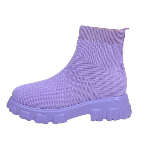 Qufokar Snow Boots Women Size 11W Rain Boots for Women Wide Calf Tall Fashion Autumn And Winter Women Ankle Boots Thick Soles Round Toe Non Slip Solid Color Fly Woven Mesh Breathable And Comfortable
Qufokar Snow Boots Women Size 11W Rain Boots for Women Wide Calf Tall Fashion Autumn And Winter Women Ankle Boots Thick Soles Round Toe Non Slip Solid Color Fly Woven Mesh Breathable And Comfortable