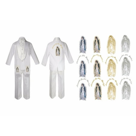 Baby Boy Christening Baptism White Suit Mary Maria Embroidery Stole & Back Sm-7
Baby Boy Christening Baptism White Suit Mary Maria Embroidery Stole & Back Sm-7