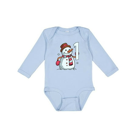 Inktastic 1st Birthday Snowman Gift Baby Boy or Baby Girl Long Sleeve Bodysuit
Inktastic 1st Birthday Snowman Gift Baby Boy or Baby Girl Long Sleeve Bodysuit