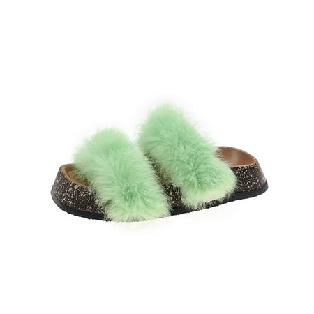 Avamo Women s Walking Dog Breathable Slip On Fuzzy Slippers Ladies House Lightweight Furry Slipper Wear-Resistant Square Toe Green 7
Avamo Women s Walking Dog Breathable Slip On Fuzzy Slippers Ladies House Lightweight Furry Slipper Wear-Resistant Square Toe Green 7