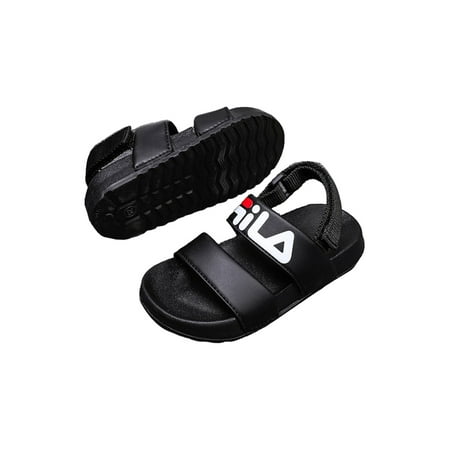 Fangasis Kids Flat Sandals Beach Casual Shoes Slip On Sandal Boys Girls Sports Non-Slip Summer Black Style A 13C
Fangasis Kids Flat Sandals Beach Casual Shoes Slip On Sandal Boys Girls Sports Non-Slip Summer Black Style A 13C