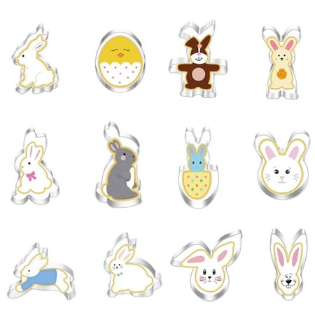 wendunide cake mold With Molds Easter Bunny Easter Fondant Cookie Home Pieces Party Easter Stainless For Holiday Steel 12 Cutters Baking Decor(Silver) Cake Mould
wendunide cake mold With Molds Easter Bunny Easter Fondant Cookie Home Pieces Party Easter Stainless For Holiday Steel 12 Cutters Baking Decor(Silver) Cake Mould