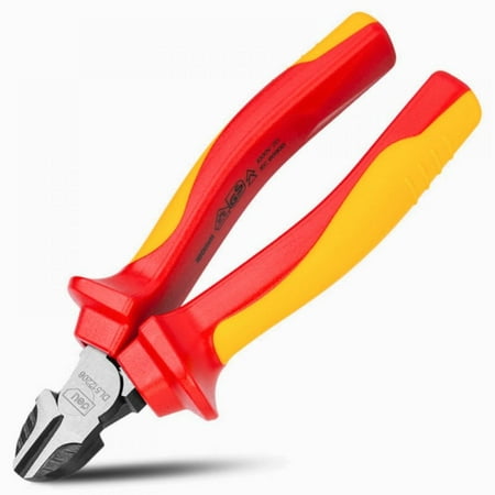 

Diagonal Cutting Multi-Purpose Pliers with Angled Head High-Leverage Design and Short Jaw 6-Inch