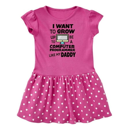 Inktastic I Want To Grow up To Be a Computer Programmer Like My Daddy Gift Toddler Girl Dress
Inktastic I Want To Grow up To Be a Computer Programmer Like My Daddy Gift Toddler Girl Dress