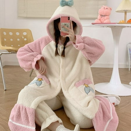 PIKADINGNIS FUNISHI Inspissate Pajama Set Nightdress Flannel Womens pajamas Hooded Loose Version пижама женская Winter Pajamas Plush XXL
PIKADINGNIS FUNISHI Inspissate Pajama Set Nightdress Flannel Womens pajamas Hooded Loose Version пижама женская Winter Pajamas Plush XXL