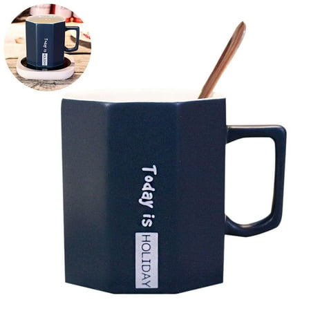 Coffee Cup Ceramic Toothbrush Cup Creative Storage Mug Fashionable Wash Cup Water Storage Cup Lovers Cup for Home Dorm with Stainless Steel Spoon (Dark Blue)
Coffee Cup Ceramic Toothbrush Cup Creative Storage Mug Fashionable Wash Cup Water Storage Cup Lovers Cup for Home Dorm with Stainless Steel Spoon (Dark Blue)