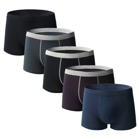 KDDYLITQ 5 Pcs Soft Pouch Stretch Trunks Breathable Briefs Comfort Male Underwear for Men black dark gray purple blue gray XXXXXL
KDDYLITQ 5 Pcs Soft Pouch Stretch Trunks Breathable Briefs Comfort Male Underwear for Men black dark gray purple blue gray XXXXXL