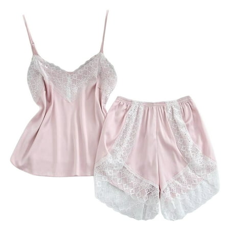 DraggmePartty Women s Plus Size White Lace V Neck Sleeveless Satin Cute Cammy Top and Shorts Pajama Set
DraggmePartty Women s Plus Size White Lace V Neck Sleeveless Satin Cute Cammy Top and Shorts Pajama Set