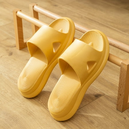 STEADY Men Women Quick-drying Thickened Wedge Couple Family Home Indoor Slippers Shoes Yellow / 40-41
STEADY Men Women Quick-drying Thickened Wedge Couple Family Home Indoor Slippers Shoes Yellow / 40-41