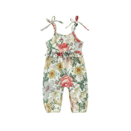 FINELOOK Baby Girls Jumpsuit Multi-color Floral Printed Pattern One-piece Multi-color 3-6 Months
FINELOOK Baby Girls Jumpsuit Multi-color Floral Printed Pattern One-piece Multi-color 3-6 Months